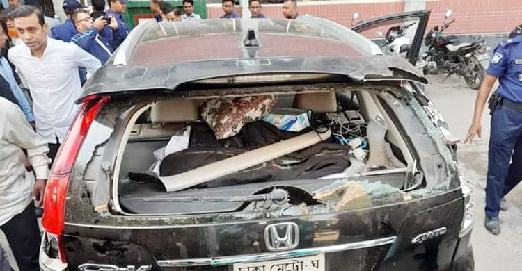শাহজাহান ওমরের গাড়িতে হামলা, মামলা করতে গিয়ে গ্রেফতার
