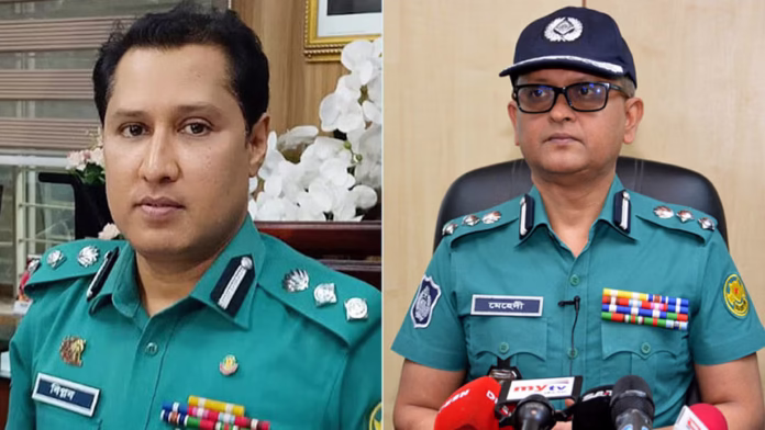 ডিএমপির বিপ্লব কুমার সরকার ও মেহেদী হাসান সাময়িক বরখাস্ত