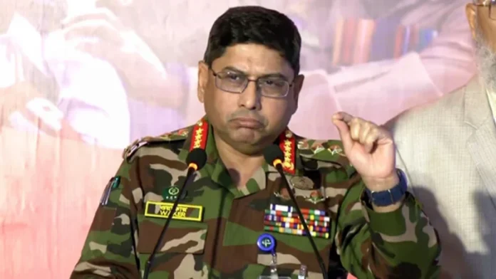 নিজেরা কাদা ছোঁড়াছুড়ি করলে দেশ ও জাতির সার্বভৌমত্ব বিপন্ন হবে: সেনাপ্রধান