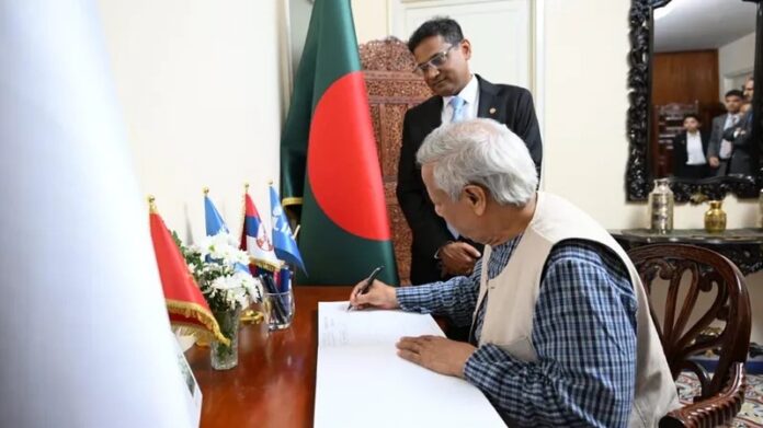 রোমে বাংলাদেশ হাউস পরিদর্শন করেছেন প্রধান উপদেষ্টা