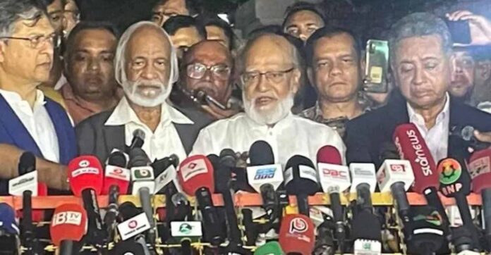 প্রধান উপদেষ্টার পদত্যাগ চায়নি বিএনপি, সংস্কারে ঐকমত্য