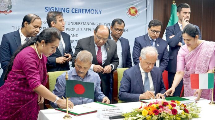 ইতালিতে বৈধ অভিবাসন বাড়ানোর লক্ষ্যে কাজ চলছে: আসিফ নজরুল