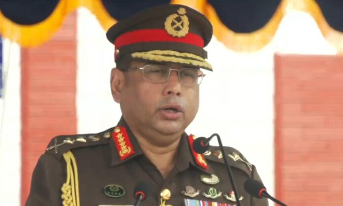 সার্বভৌমত্ব রক্ষায় নবীন কর্মকর্তাদের সদা প্রস্তুত থাকার আহ্বান সেনাপ্রধানের