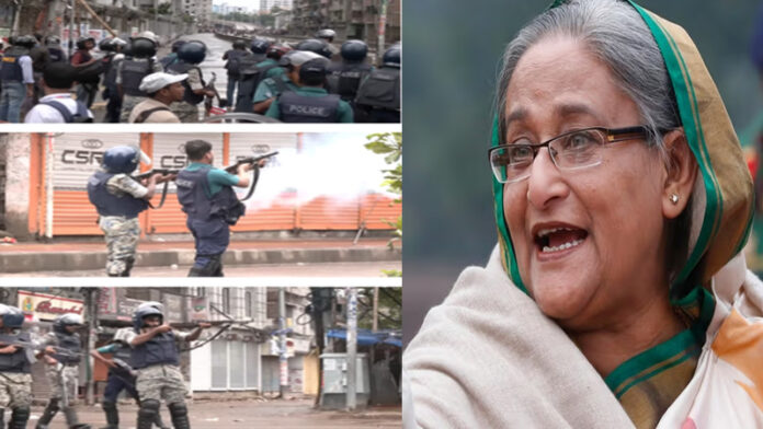 শেখ হাসিনা নিজেই গুলির নির্দেশ দেন, অনুসন্ধান বিবিসির