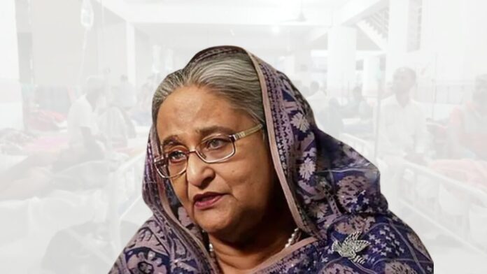 হাসপাতালে গিয়ে চিকিৎসাসেবা বন্ধ করে থুতু ছিটিয়েছিলেন শেখ হাসিনা