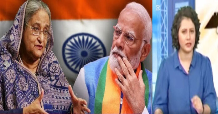 এবার ভারতীয় মিডিয়ার রোষানলে হাসিনা, কাঠগড়ায় মোদি