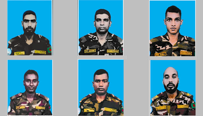 সুদানে শান্তিরক্ষা মিশনে শহীদদের বাড়িতে শোকের মাতম