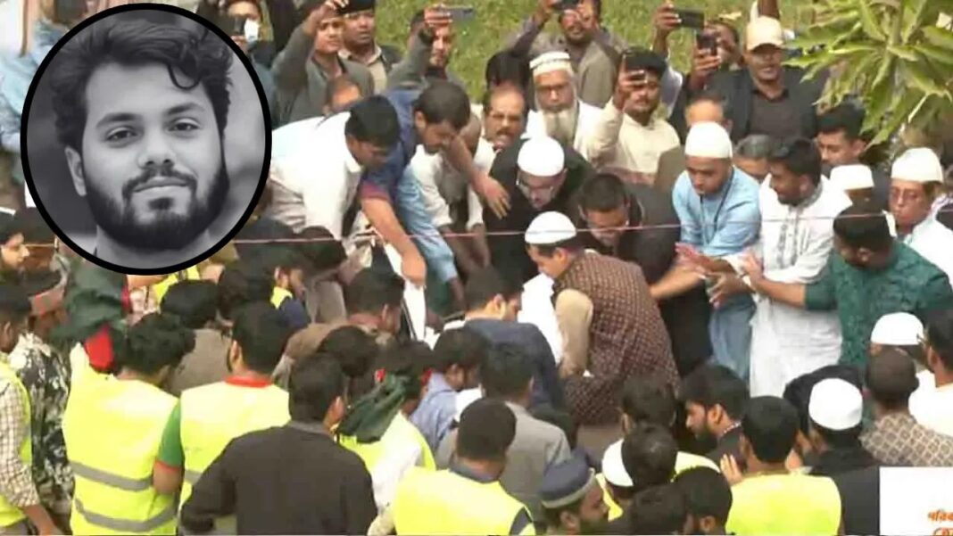 বিদ্রোহী কবির পাশে চিরনিদ্রায় শায়িত শহীদ ওসমান হাদি