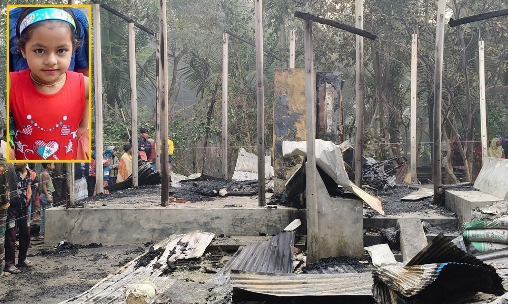 তালা লাগিয়ে বিএনপি নেতার বসতঘরে আগুন, ঘুমন্ত শিশুর মৃত্যু