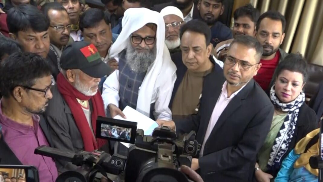 খালেদা জিয়া ও তারেক রহমানের পক্ষে মনোনয়নপত্র সংগ্রহ
