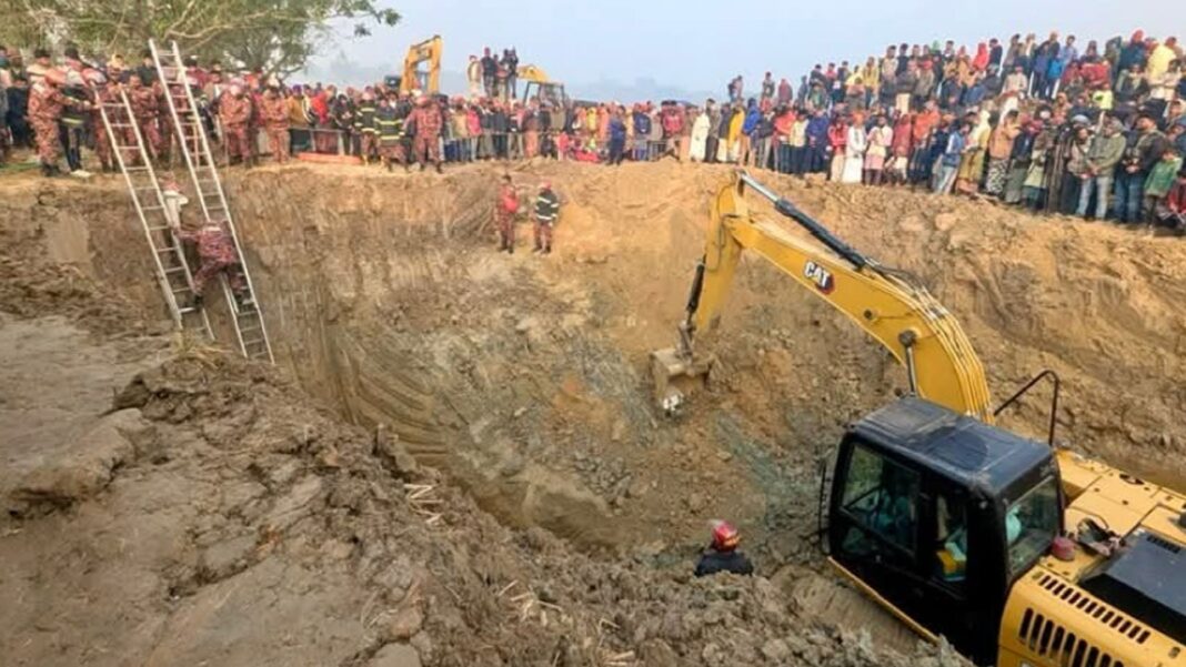 ৪৫ ফিট খননের পরও উদ্ধার হয়নি শিশু সাজিদ