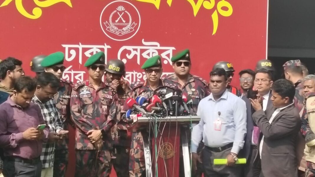 সংসদ নির্বাচনে মারণাস্ত্র ব্যবহার করবে না বিজিবি