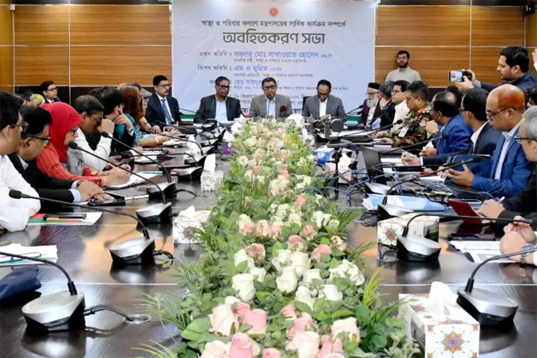 চিকিৎসকদের সেবা তদারকি করার ঘোষণা স্বাস্থ্যমন্ত্রীর