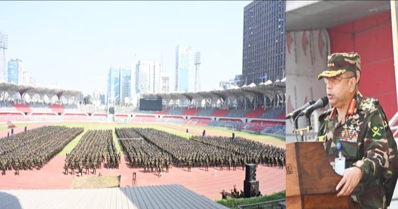 নির্বাচন উপলক্ষে সেনাপ্রধানের ঢাকা মহানগরে সেনা ক্যাম্প পরিদর্শন