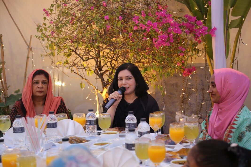 জিয়াউর রহমান ফাউন্ডেশন উদ্যোগে ইফতার মাহফিলে ডাক্তার জোবায়দা রহমান।