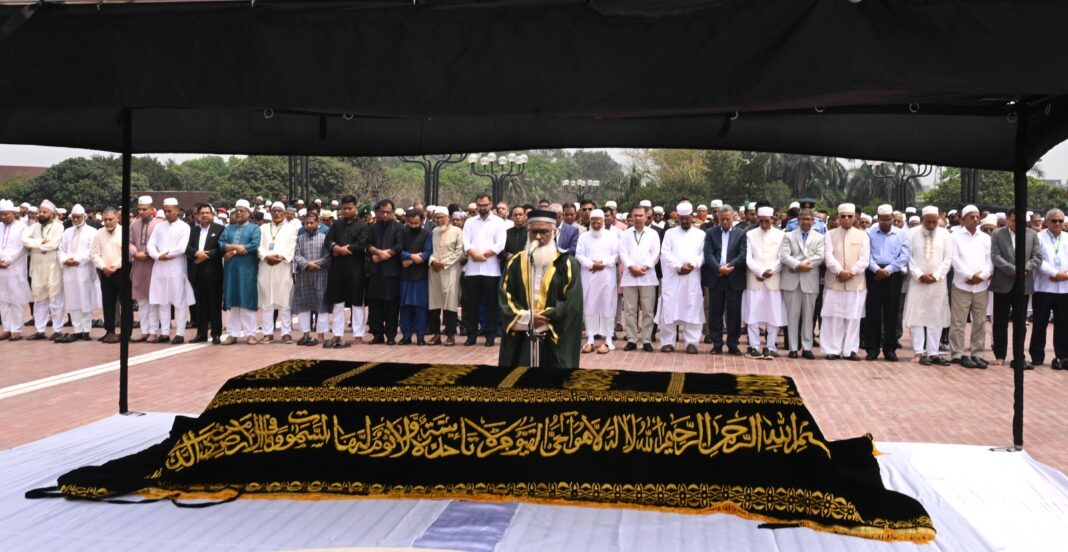 সংসদের দক্ষিণ প্লাজায় অধ্যাপক দিলারা হাফিজের জানাজা সম্পন্ন