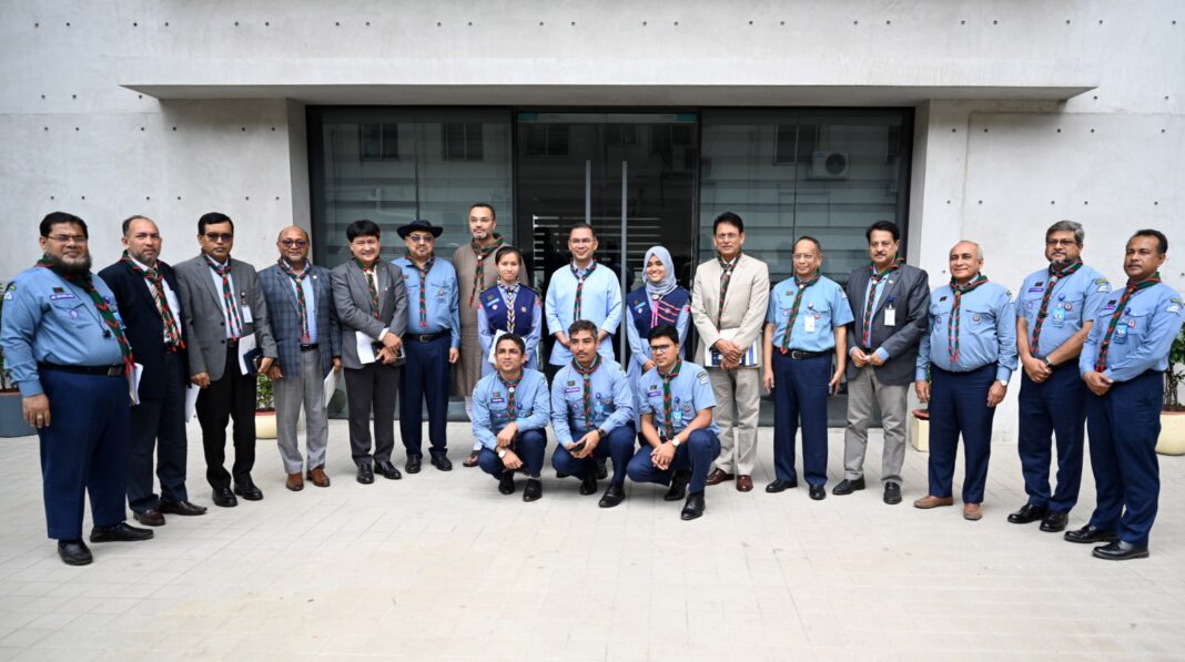 প্রধানমন্ত্রীর সঙ্গে বাংলাদেশ স্কাউটস’র কার্যনির্বাহী কমিটির সাক্ষাৎ