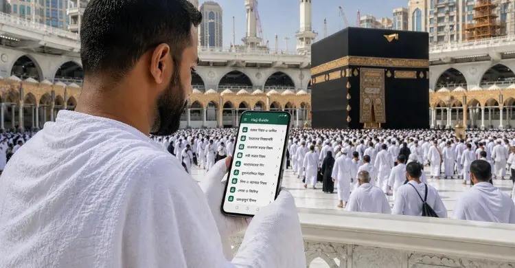 হজের পুরো গাইড লাইন বাংলায় পাবেন ফোনের ৩ অ্যাপে