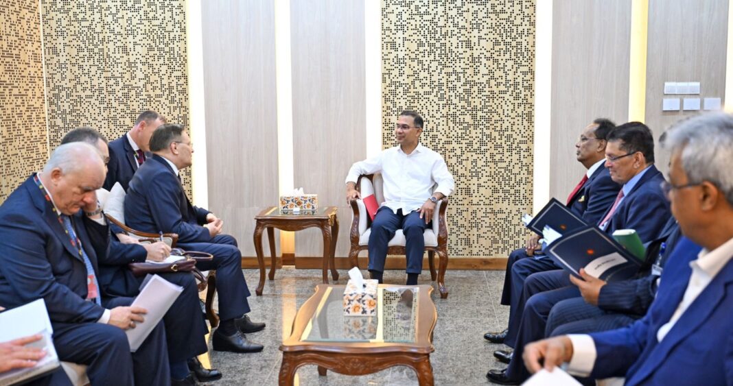প্রধানমন্ত্রীর সঙ্গে রাশিয়ার রাষ্ট্রীয় পরমাণু শক্তি সংস্থার ডিজির সৌজন্য সাক্ষাৎ