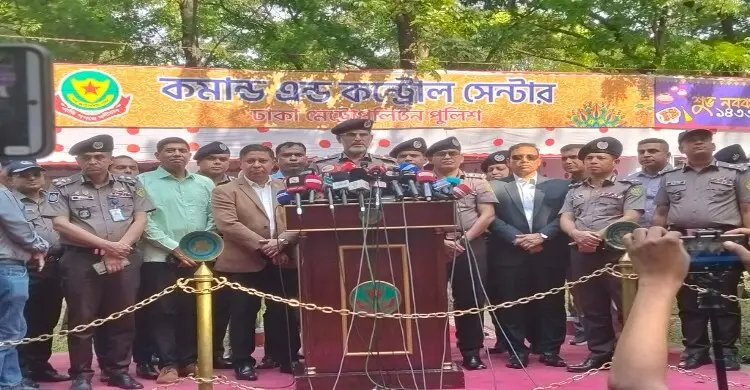 পহেলা বৈশাখ ঘিরে যেকোনো পরিস্থিতি মোকাবিলার জন্য জোর প্রস্তুতি রয়েছে: ডিএমপি কমিশনার