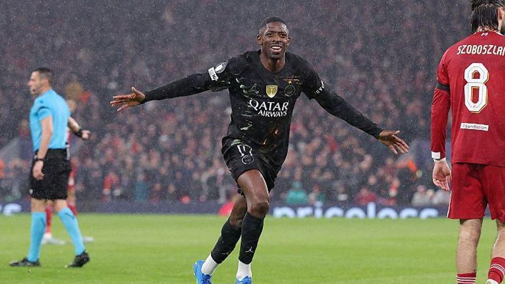 দেম্বেলের জোড়া গোল, লিভারপুলকে হারিয়ে সেমিতে পিএসজি