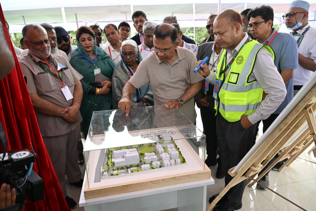 যশোর মেডিকেল কলেজ হাসপাতালের ভিত্তিপ্রস্তর উন্মোচন করলেন প্রধানমন্ত্রী