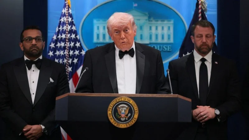 ওয়াশিংটনের নৈশভোজে হামলার সঙ্গে ইরানের সংশ্লিষ্টতা নেই: ট্রাম্প