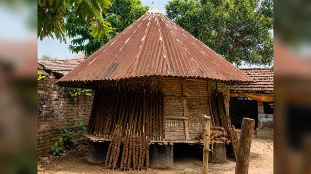 বিলুপ্তির পথে ঐতিহ্যবাহী ধানের গোলা