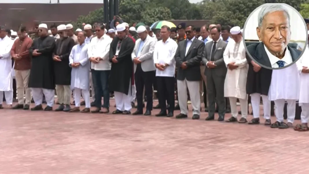 সাবেক প্রতিমন্ত্রী সিনহার জানাজা সম্পন্ন, প্রধানমন্ত্রীর শ্রদ্ধা