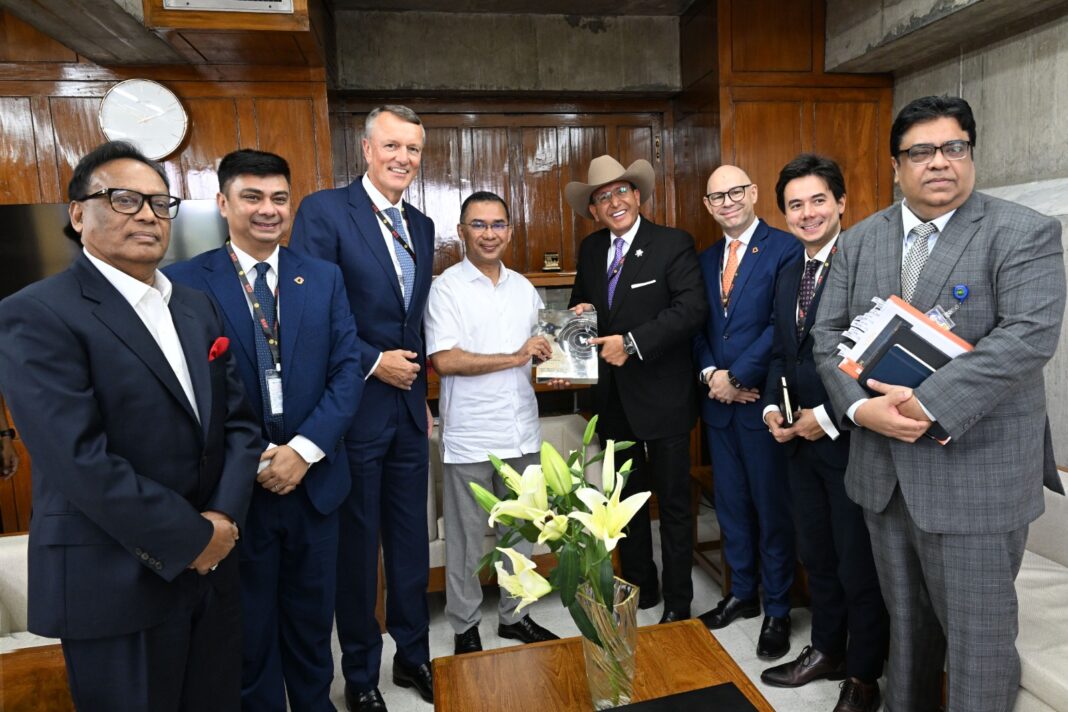 প্রধানমন্ত্রীর সঙ্গে ভিওনের চেয়ারম্যান অগি ফাবেলার সৌজন্য সাক্ষাৎ