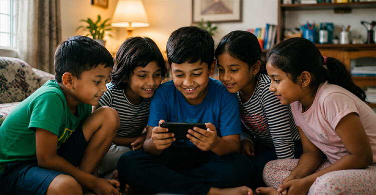 স্ক্রিনে ডুবে যাচ্ছে শিশুর মানসিক বিকাশ