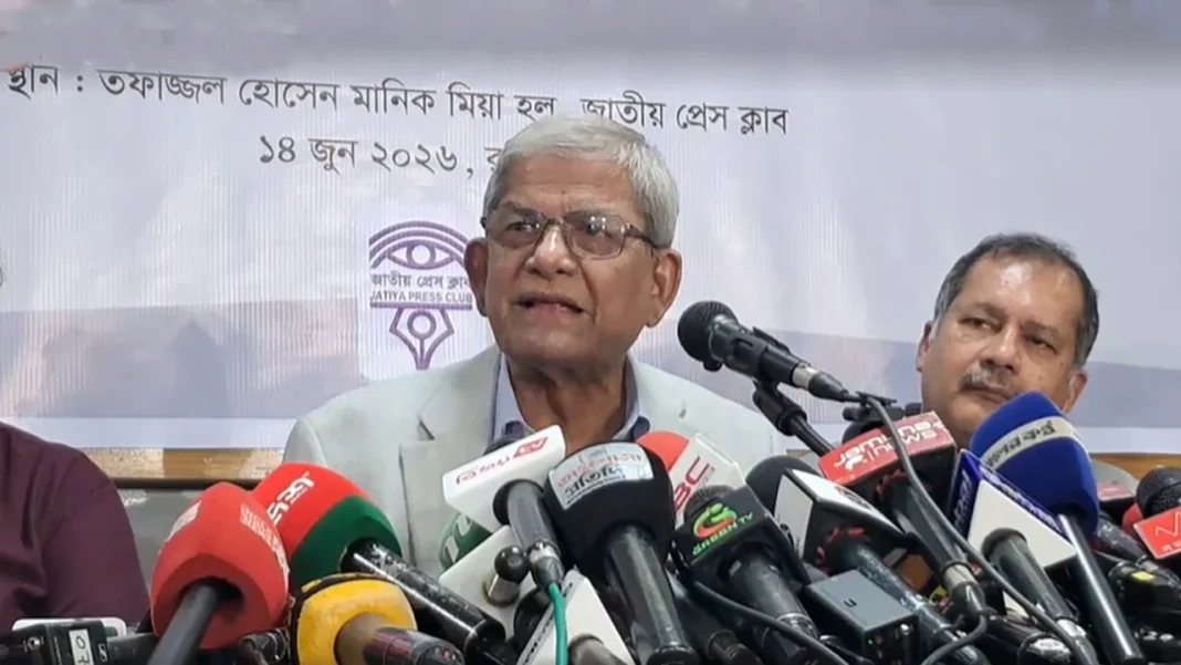 মিডিয়া এখন বিজনেস হাউজের প্রতিনিধি হয়ে গেছে: মির্জা ফখরুল