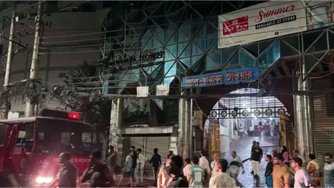 কাঁটাবনে বহুতল ভবনে আগুনে ২ জনের মৃত্যু
