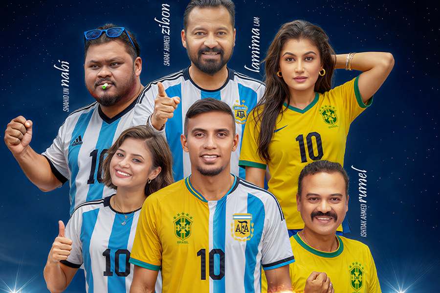 ব্রাজিল-আর্জেন্টিনার উন্মাদনা নিয়ে আইস্ক্রিনের ওয়েব সিরিজ