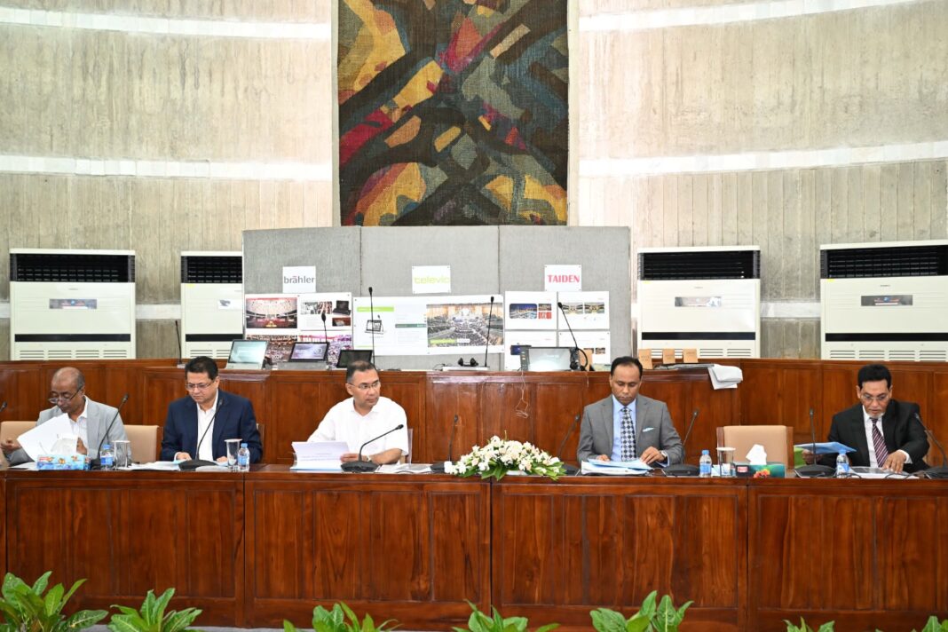 জাতীয় সংসদের সাউন্ড সিস্টেম প্রতিস্থাপনে উচ্চ পর্যায়ের সভা জাতীয় সংসদের সাউন্ড সিস্টেম প্রতিস্থাপনে উচ্চ পর্যায়ের সভা