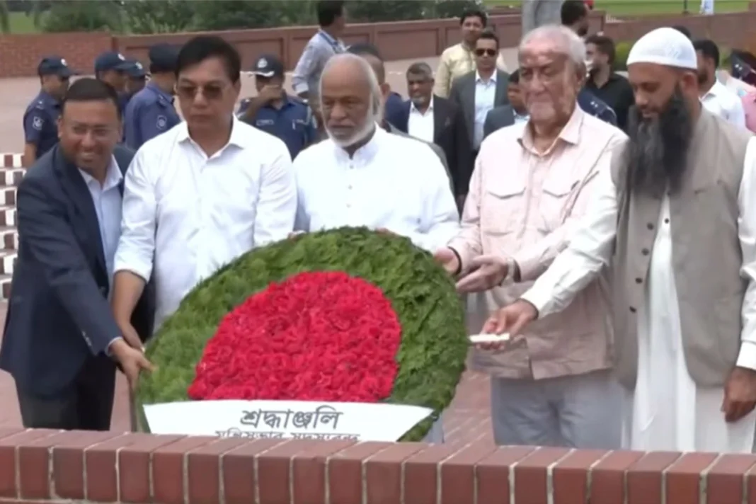 জাতীয় স্মৃতিসৌধে নবনিযুক্ত মন্ত্রী-প্রতিমন্ত্রীদের শ্রদ্ধা জাতীয় স্মৃতিসৌধে নবনিযুক্ত মন্ত্রী-প্রতিমন্ত্রীদের শ্রদ্ধা