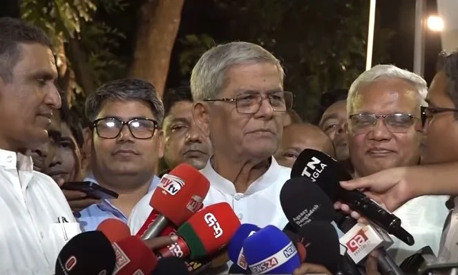 রাষ্ট্রপতি পদে দলীয় প্রার্থী চূড়ান্তের দায়িত্ব প্রধানমন্ত্রীকে দিয়েছে বিএনপির স্থায়ী কমিটি: মির্জা ফখরুল রাষ্ট্রপতি পদে দলীয় প্রার্থী চূড়ান্তের দায়িত্ব প্রধানমন্ত্রীকে দিয়েছে বিএনপির স্থায়ী কমিটি : মির্জা ফখরুল