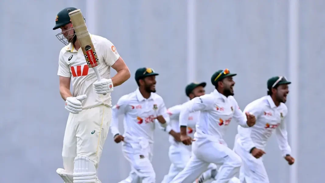১৯৮ রানে অল আউট আস্ট্রেলিয়া, হাসান মাহমুদের ৬ উইকেট ১৯৮ রানে অল আউট আস্ট্রেলিয়া, হাসান মাহমুদের ৬ উইকেট