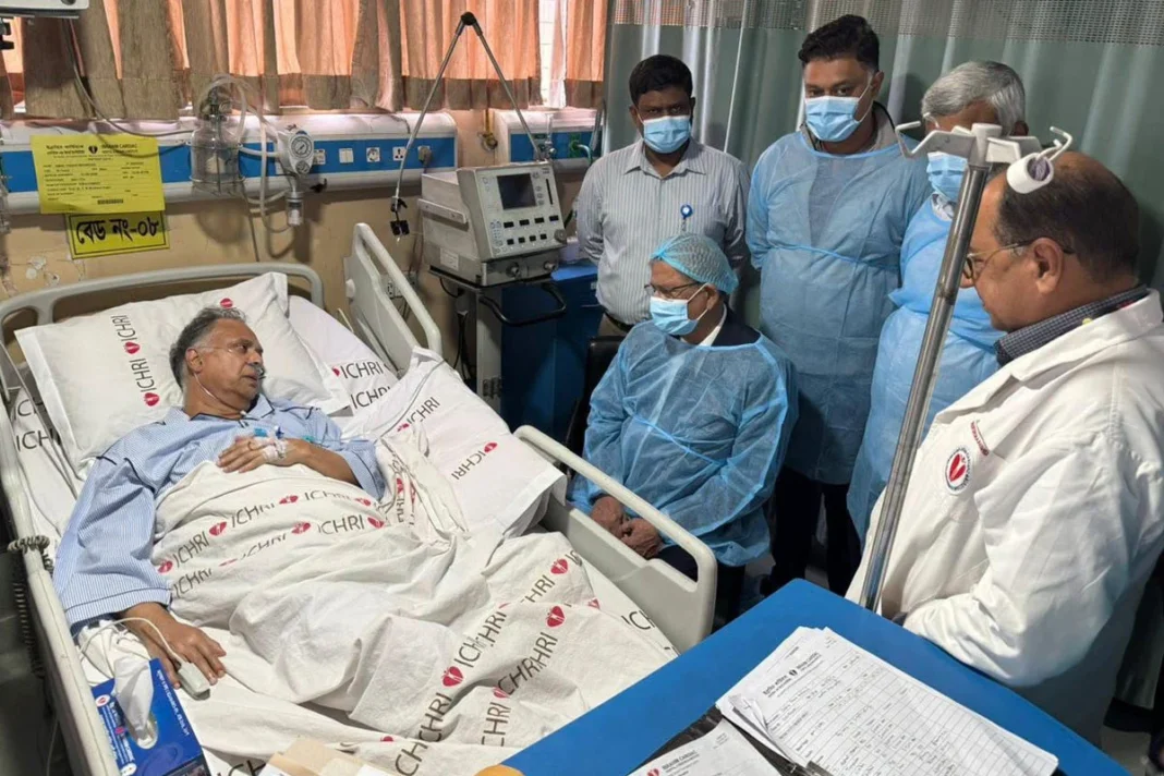 চিকিৎসাধীন বিদ্যুৎমন্ত্রীকে দেখতে গেলেন রাষ্ট্রপতি চিকিৎসাধীন বিদ্যুৎমন্ত্রীকে দেখতে গেলেন রাষ্ট্রপতি