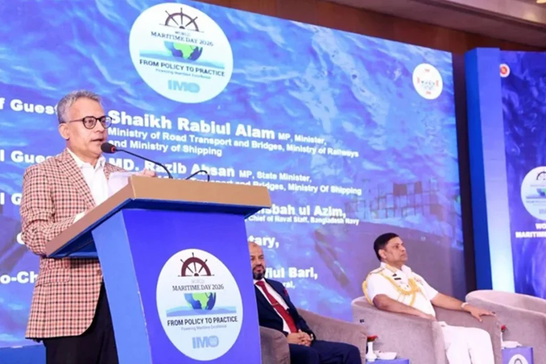 আধুনিক বন্দর ও দক্ষ নাবিক গড়ে তুলতে সমন্বিত উদ্যোগ প্রয়োজন : নৌপরিবহন মন্ত্রী