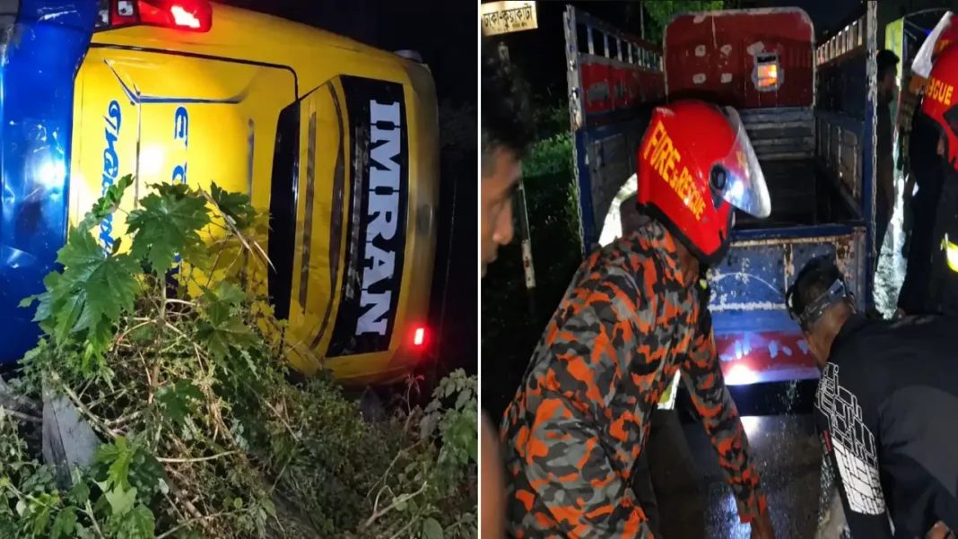 পটুয়াখালীতে বাস-অটোরিকশা সংঘর্ষ, নিহত ৪ পটুয়াখালীতে বাস-অটোরিকশা সংঘর্ষ, নিহত ৪