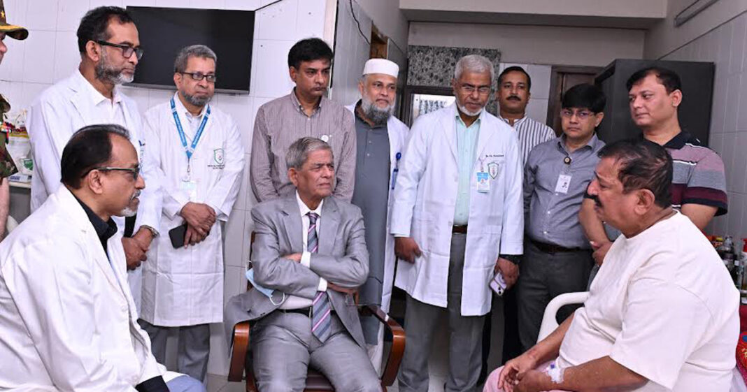 বাংলাদেশ মেডিকেল বিশ্ববিদ্যালয়ে চিকিৎসাধীন