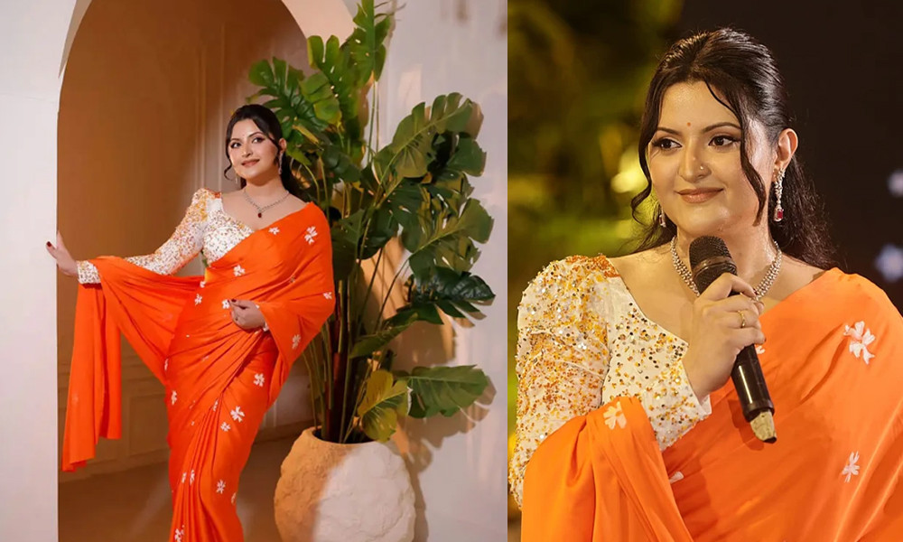 এক ‘শিউলিসন্ধ্যা’য় পরীমনি