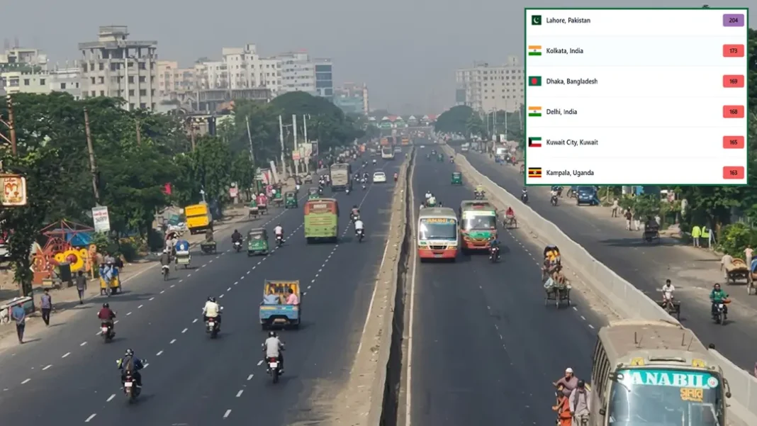 ঢাকার বাতাস আজ ‘অস্বাস্থ্যকর’