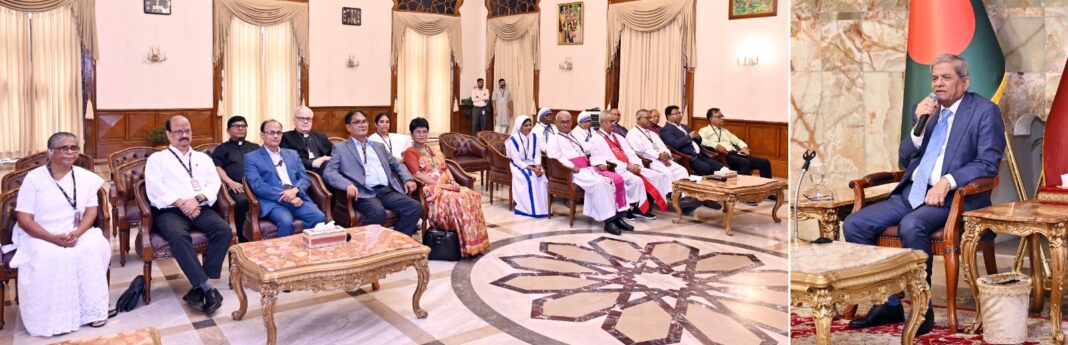 খ্রিস্টান সম্প্রদায়ের অধিকার ও মর্যাদা নিশ্চিত করে ঐক্যবদ্ধভাবে দেশ গড়ার আহ্বান রাষ্ট্রপতির