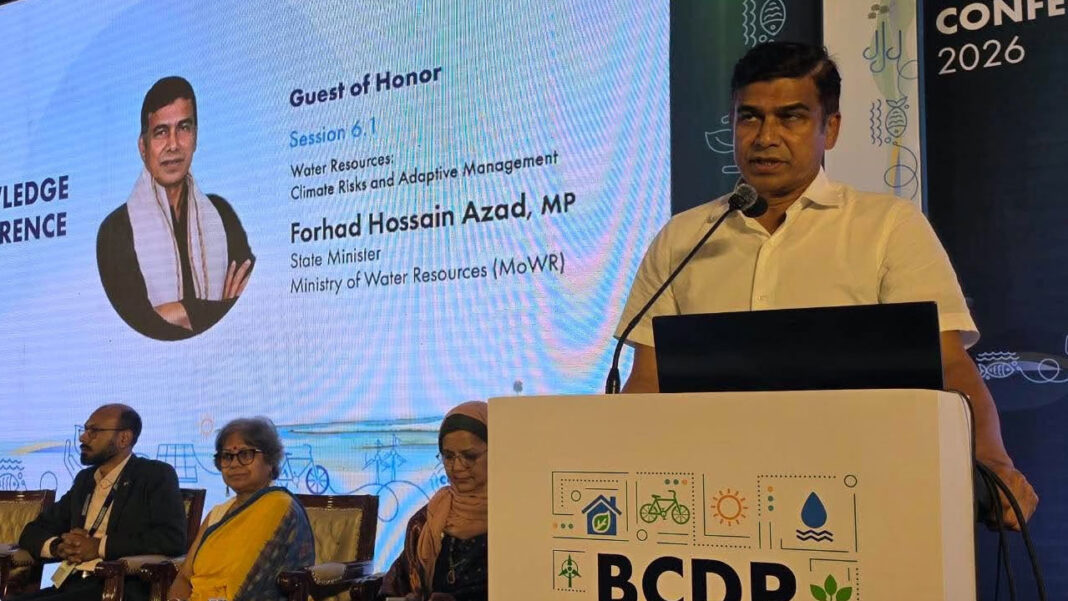 জলবায়ু পরিবর্তন মোকাবিলায় জনসম্পৃক্ততা বাড়াতে হবে: পানি সম্পদ প্রতিমন্ত্রী